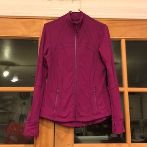 Raspberry lululemon define jacket